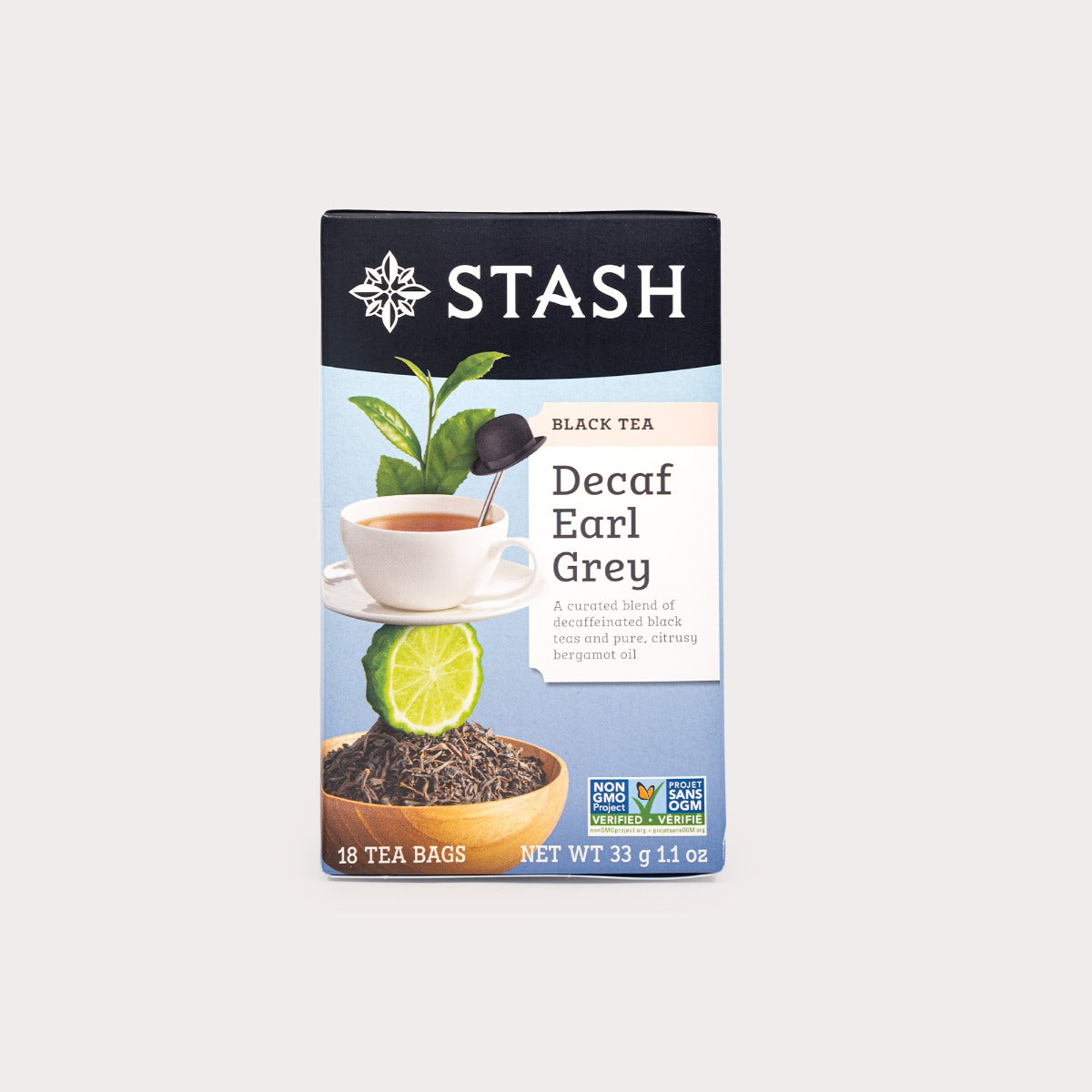 Non GMO Black Tea, Decaf Earl Grey