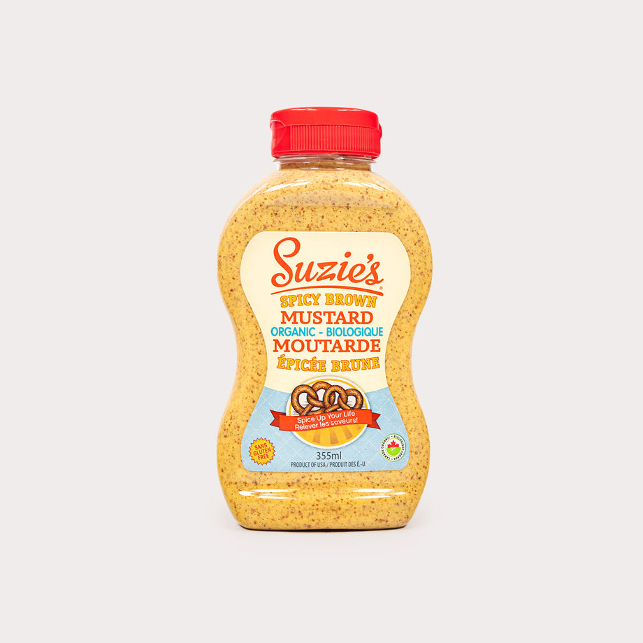 Organic Gluten Free Mustard, Spicy Brown