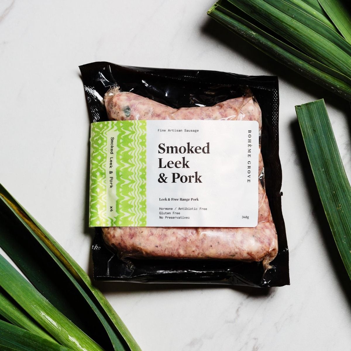 Leek & Pork Sausages (Frozen)