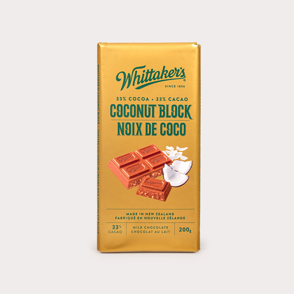 Non-GMO, Chocolate Bar, Coconut Block