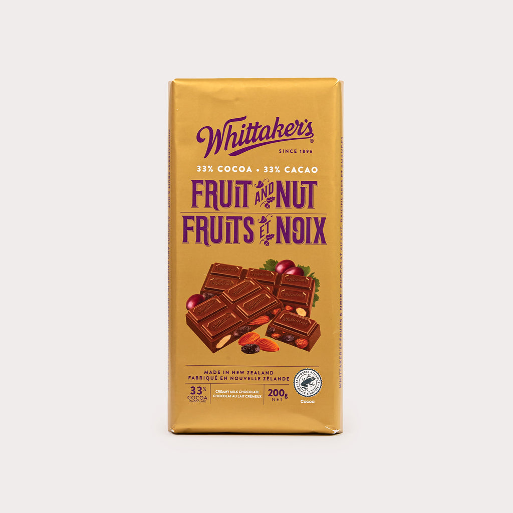 Non GMO Milk Chocolate Bar, Fruit & Nut