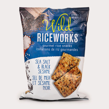 Gluten Free Crisps, Sea Salt & Black Sesame