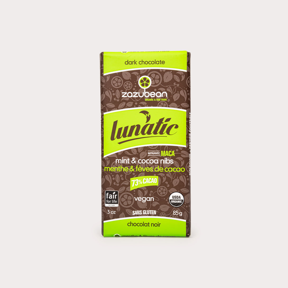 Chocolate Bar, Lunatic Mint & Cocoa Nibs